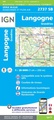 Wandelkaart - Topografische kaart 2737SB Langogne - Grandrieu | IGN - Institut Géographique National