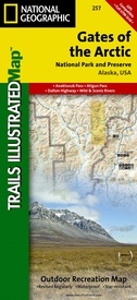 Wandelkaart - Topografische kaart 257 Trails Illustrated Gates of the Arctic National Park & Preserve | National Geographic