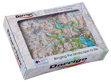 Reliëfkaart Ambleside reliëf kaart A4 gift box | Dorrigo