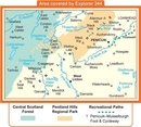 Wandelkaart - Topografische kaart 344 Explorer  Pentland Hills  | Ordnance Survey
