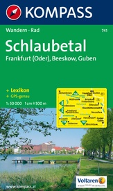 Wandelkaart 741 Schlaubetal - Frankfurt (Oder) - Beeskow - Guben | Kompass