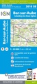 Topografische kaart - Wandelkaart 3018SB Bar-sur-Aube | IGN - Institut Géographique National
