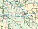 Wegenkaart - landkaart Saskatchewan | ITMB