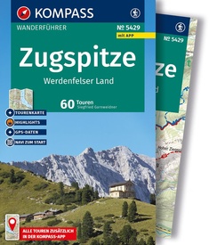 Wandelgids 5429 Kompass Wanderführer Zugspitze - Werdenfelser Land | Kompass