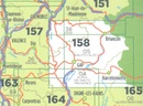 Fietskaart - Wegenkaart - landkaart 158 Gap - Briancon - Écrins | IGN - Institut Géographique National