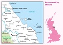 Wandelkaart - Topografische kaart 075 Landranger Berwick-upon-Tweed, Holy Island & Wooler, Farne Islands | Ordnance Survey