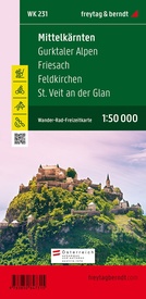 Fietskaart - Wandelkaart 231 Mittelkärnten - Gurlktaler Alpen - Friesach | Freytag & Berndt