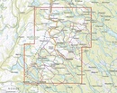 Wandelkaart Fjällkartor 1:100.000 Kittelfjäll – Borgafjäll | Zweden | Calazo