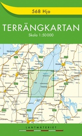 Wandelkaart - Topografische kaart 568 Terrängkartan Hjo | Lantmäteriet
