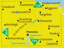 Wandelkaart 859 Ueckermünde - Pasewalk - Prenzlau | Kompass