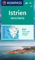 Wandelkaart 238 Istrien - Istrië | Kompass