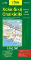 Wegenkaart - landkaart 184 Chalkidiki | Orama