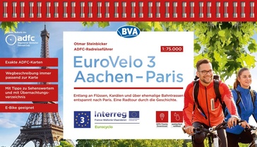 Fietsgids Eurovelo 3: Aachen - Paris, Aken - Parijs | BVA BikeMedia