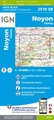 Wandelkaart - Topografische kaart 2510SB Chauny - Noyon | IGN - Institut Géographique National