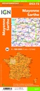 Wegenkaart - landkaart 721338 Mayenne - Sarthe | IGN - Institut Géographique National