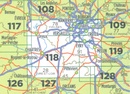 Fietskaart - Wegenkaart - landkaart 118 Paris - Chartres | IGN - Institut Géographique National