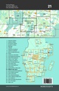 Fietskaart 21 Cykelkartan Vättern runt norra delen - Vattern Meer noordelijk gedeelte | Norstedts