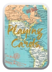 Spel Speelkaarten met vintage wereldkaart | Robert Frederick