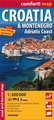 Wegenkaart - landkaart Kroatië / Montenegro / Adriatische kust | ExpressMap