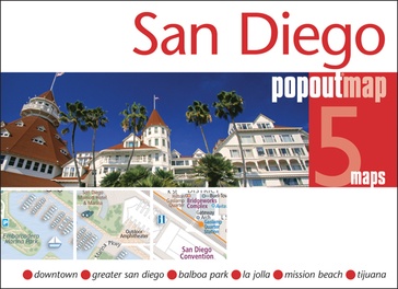 Stadsplattegrond Popout Map San Diego | Compass Maps