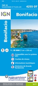 Wandelkaart - Topografische kaart 4255OT Bonifacio | IGN - Institut Géographique National