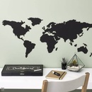 Wereldkaart Krijtbord  - Chalkboard World map | Luckies