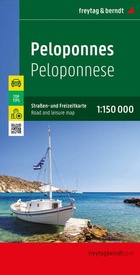 Wegenkaart - landkaart Peloponnesos | Freytag & Berndt