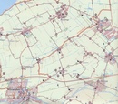 Wandelkaart Wandelknooppuntenkaart Friesland (set van 3 kaarten) | Recreatieschap Marrekrite