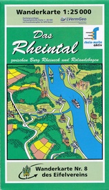 Wandelkaart 08 Rheintal - Eifel | Eifelverein
