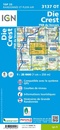 Wandelkaart - Topografische kaart 3137OT Die – Crest – Saillans | IGN - Institut Géographique National