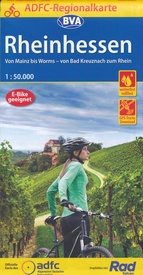 Fietskaart ADFC Regionalkarte Rheinhessen | BVA BikeMedia
