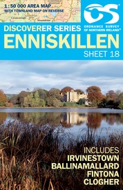 Wandelkaart 18 Discoverer Enniskillen  | Ordnance Survey Northern Ireland
