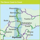 Fietskaart Cycle Map The Devon Coast to Coast | Sustrans