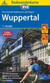 Fietsknooppuntenkaart - Wandelknooppuntenkaart ADFC Radwanderkarte Wuppertal | BVA BikeMedia