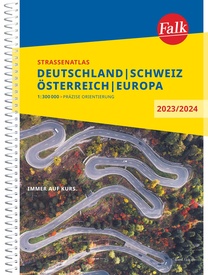 Wegenatlas Falk Straßenatlas 2023/2024 Deutschland, Österreich, Schweiz 1:300 000 | Falk Ostfildern