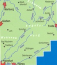 Fietskaart ADFC Regionalkarte Vogelsberg | BVA BikeMedia