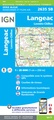 Wandelkaart - Topografische kaart 2635SB Langeac - Lavoûte-Chilhac | IGN - Institut Géographique National