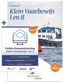 Watersport handboek Vaarbewijs Academy Cursusboek Klein Vaarbewijs I en II + Online Examentraining | Hollandia