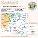 Wandelkaart - Topografische kaart 159 OS Explorer Map Reading, Wokingham & Pangbourne Map | Thames Path | Ordnance Survey