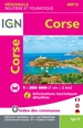 Wegenkaart - landkaart Corse - Corsica mini regional | IGN - Institut Géographique National