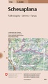 Wandelkaart - Topografische kaart 1156 Schesaplana | Swisstopo