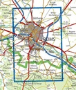 Wandelkaart - Topografische kaart 2812O Reims | IGN - Institut Géographique National