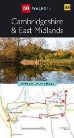 Wandelgids - Opruiming 50 Walks in  Cambridgeshire & East Midlands | AA Publishing