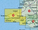 Fietskaart 13 Cycle Map South West Wales - Zuid west Wales | Sustrans