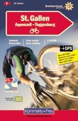 Fietskaart 07 St. Gallen - Appenzell - Toggenburg | Kümmerly & Frey