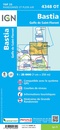 Wandelkaart 4348OT Bastia / Golfe de St-Florent | IGN - Institut Géographique National