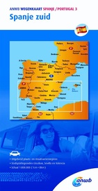 Wegenkaart - landkaart 3 Spanje Zuid | ANWB Media