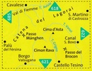 Wandelkaart 626 Catena del Lagorai - Cima d'Asta | Kompass