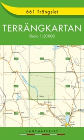 Wandelkaart - Topografische kaart 661 Terrängkartan Trängslet | Lantmäteriet