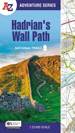 Wandelkaart - Wandelatlas Adventure Atlas Hadrian's Wall Path | A-Z Map Company